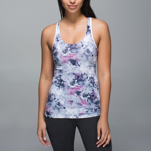 LULULEMON Crossback Tank Moody Mirage Roses Print - Picture 2 of 8